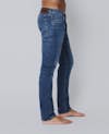 Jeans model slim side