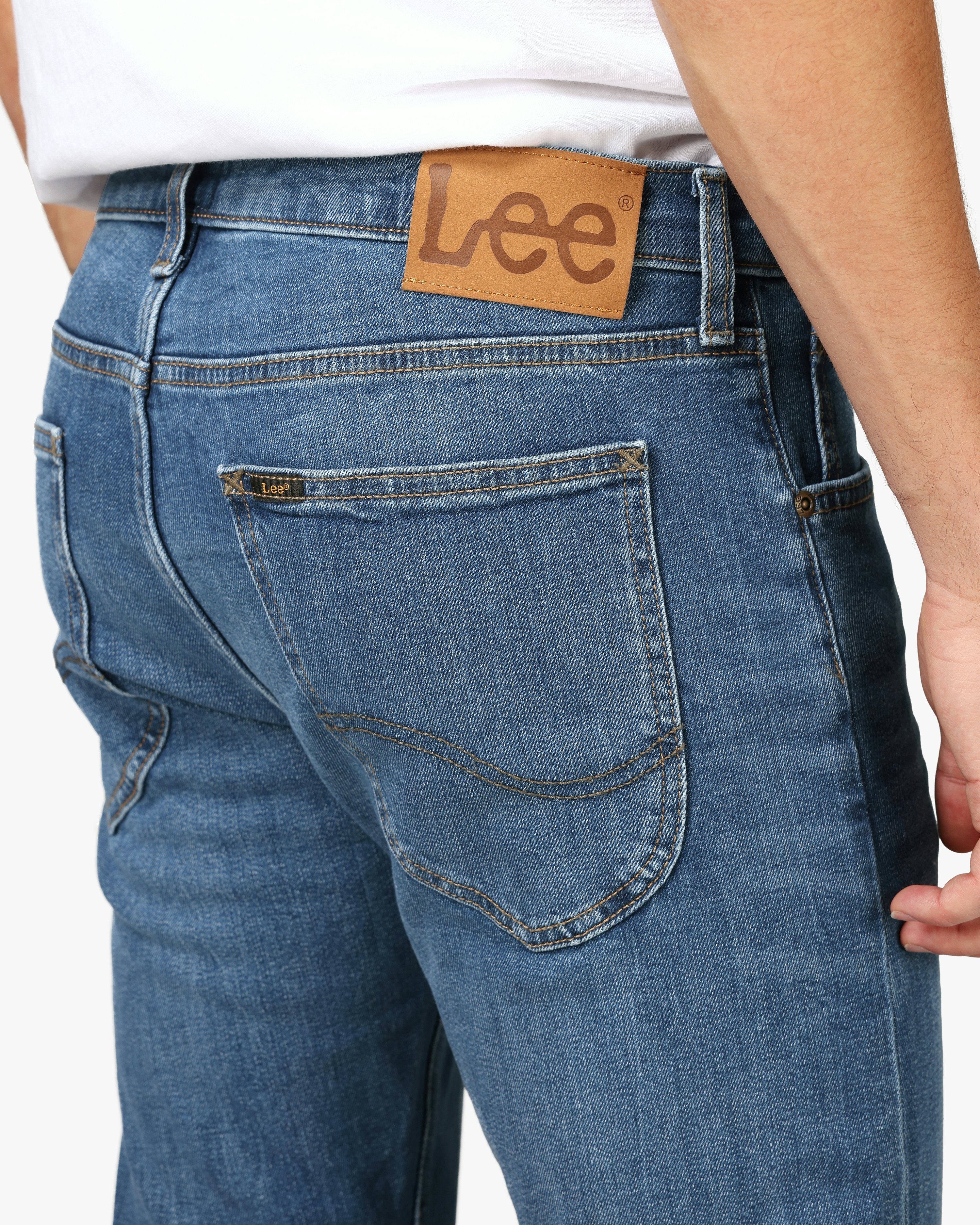 Ballade trække protestantiske Lee Luke Medium Blue Jeans Mid blue | Men | at Carlings.com