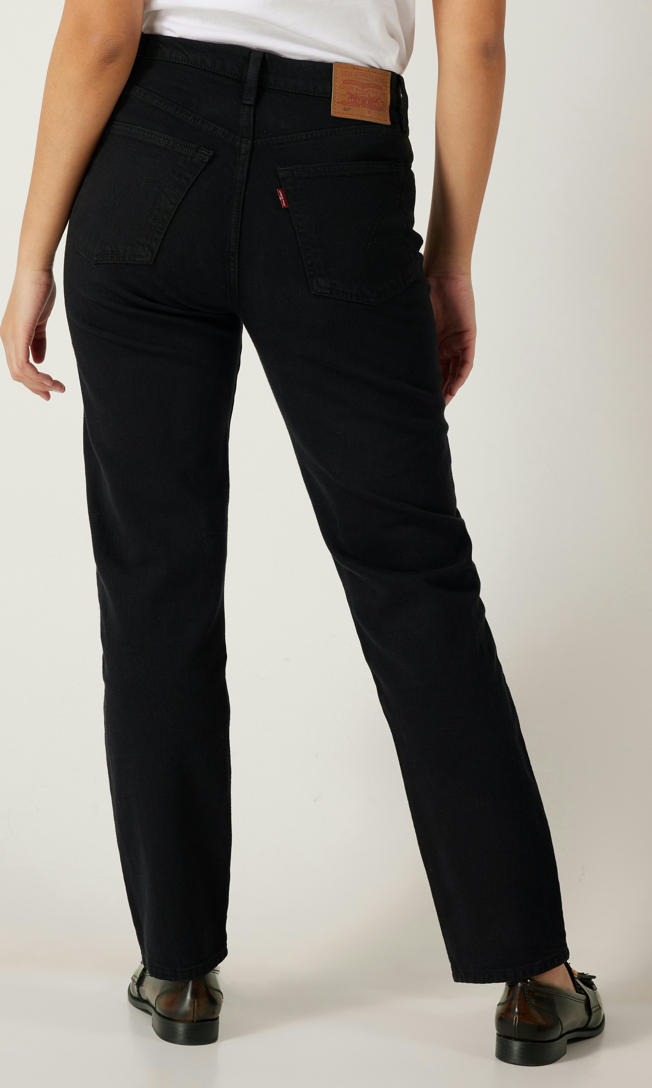 Levi s 501 Crop Svart Jeans Dame Carlings