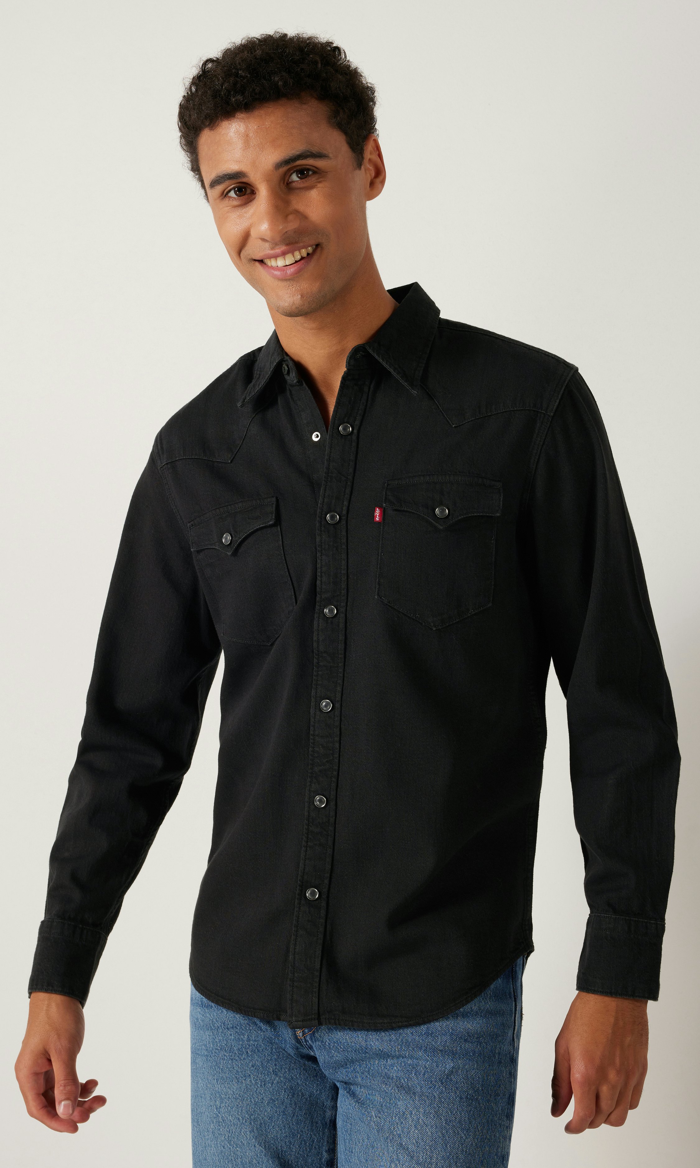 Levi s Barstow Western Standard Svart Skjorte Herre Carlings