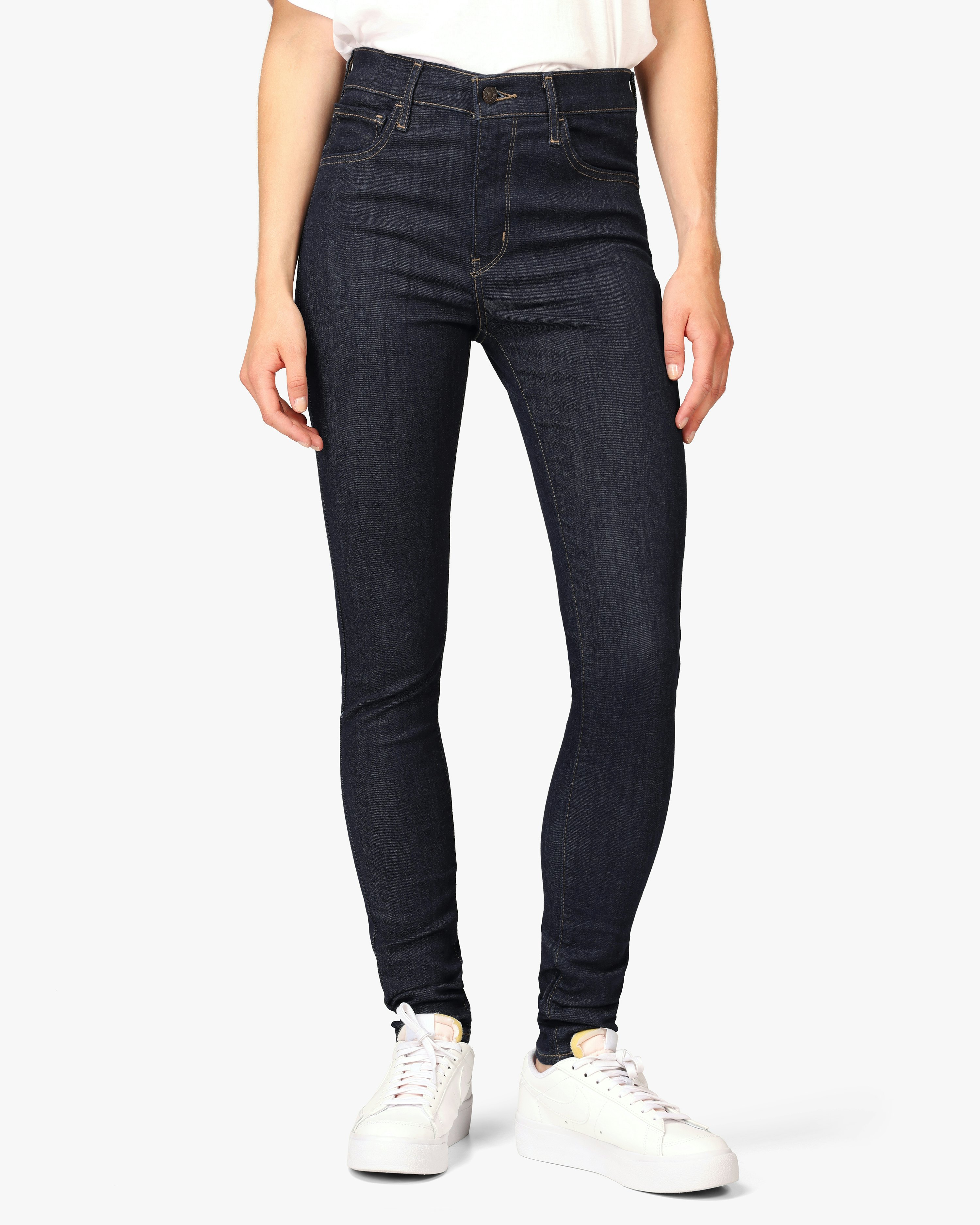 Lee Marion Straight M rk Bl Jeans Dame Carlings