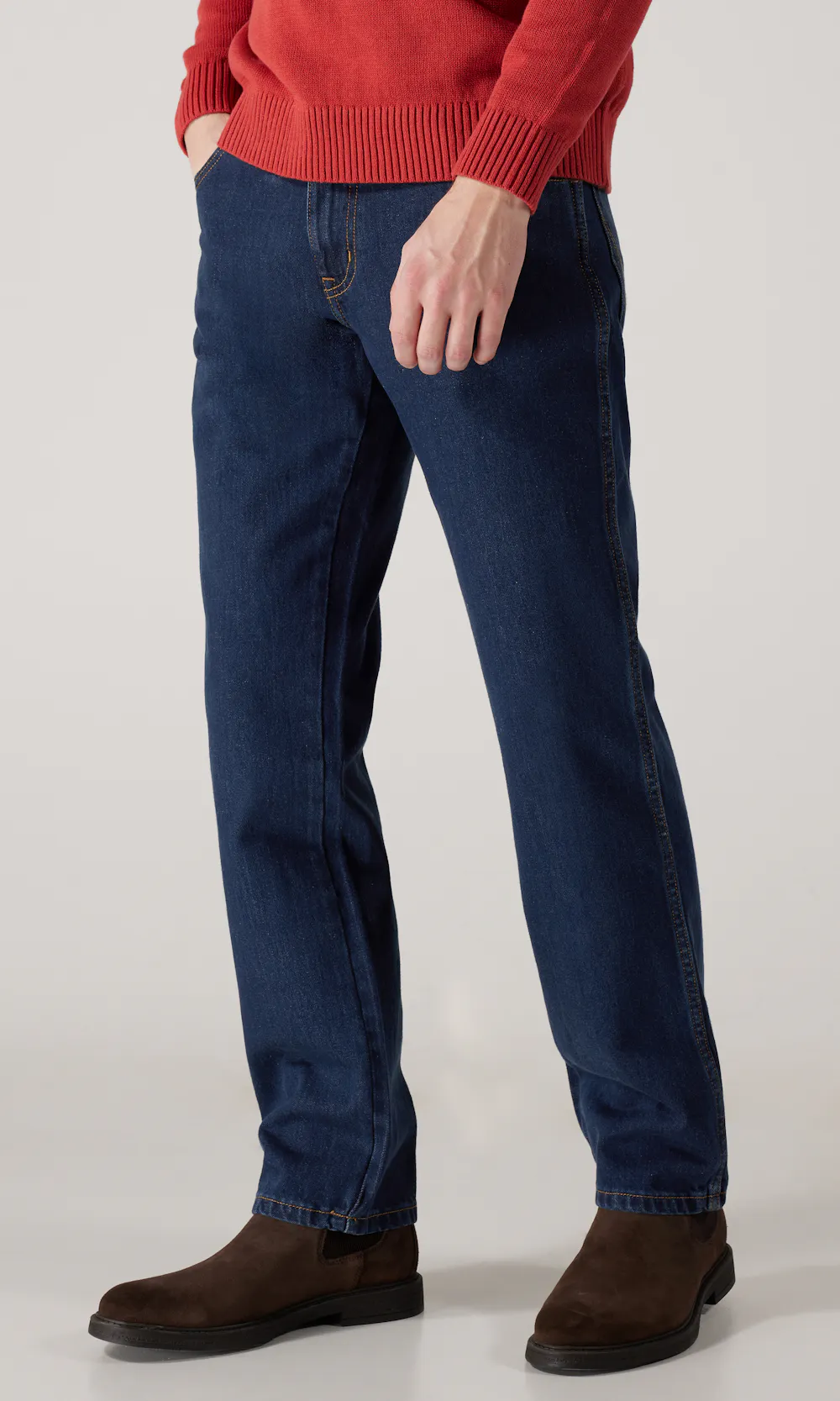 Wrangler Texas Straight Mørk Blå Jeans | Herre | Bukser - Jeans