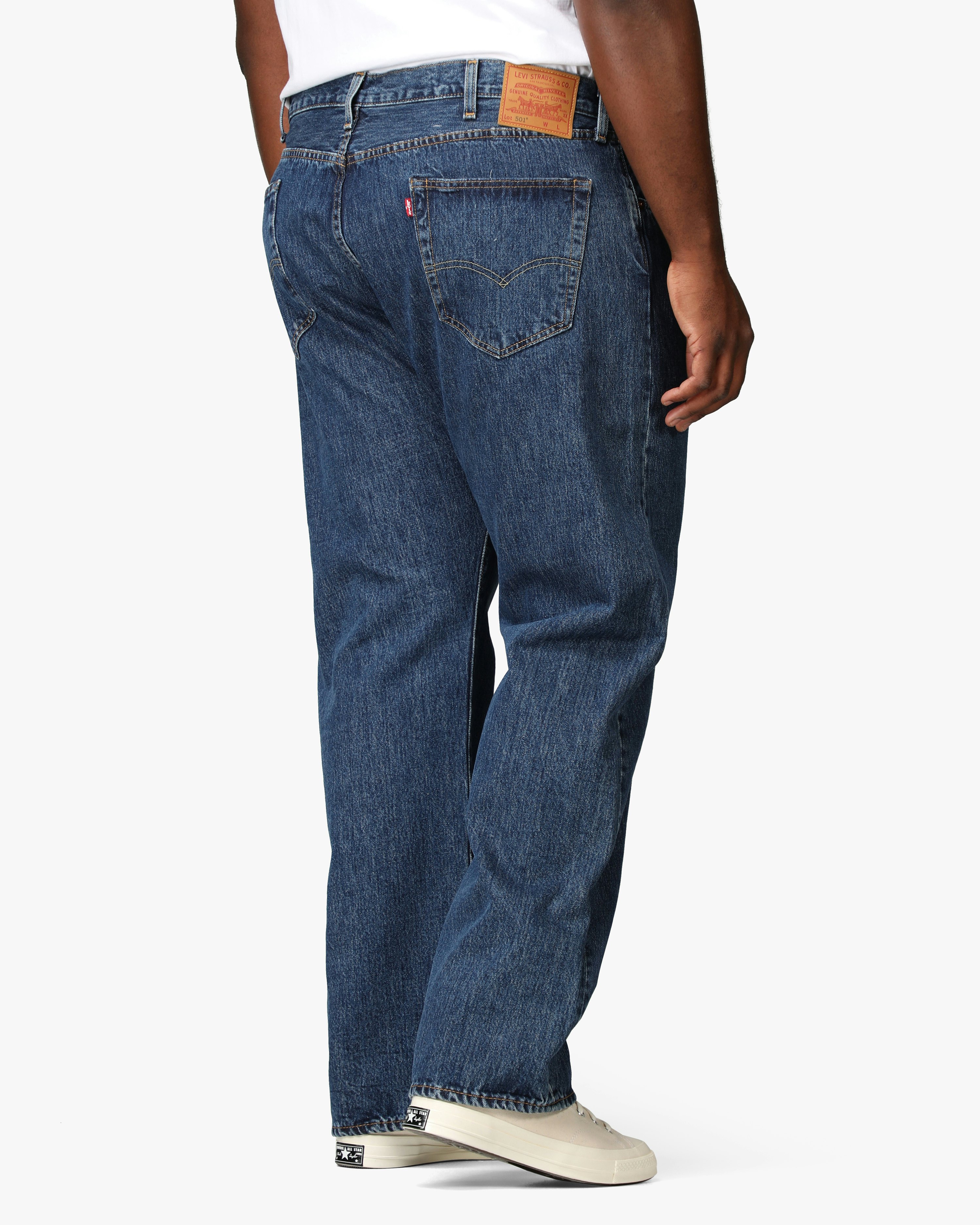 Levi's 501® Original Mørk Blå Jeans (Big Tall) | | Carlings