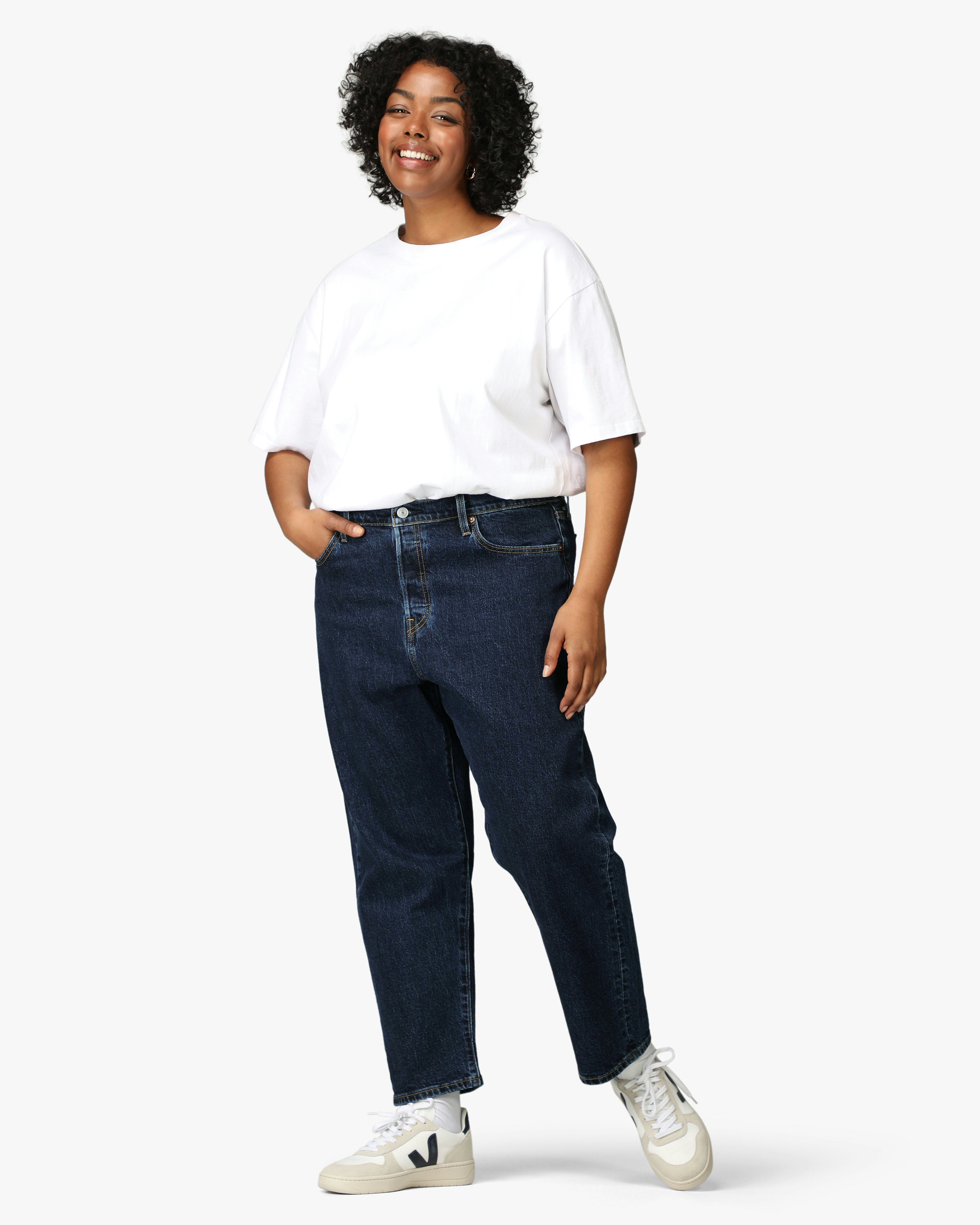 levi's 501 crop jeans plus size