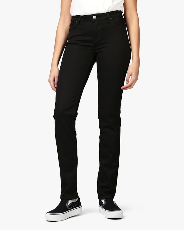 Hoge blootstelling Afdeling Gemarkeerd Lee Marion Straight Black Jeans | Women | at Carlings.com
