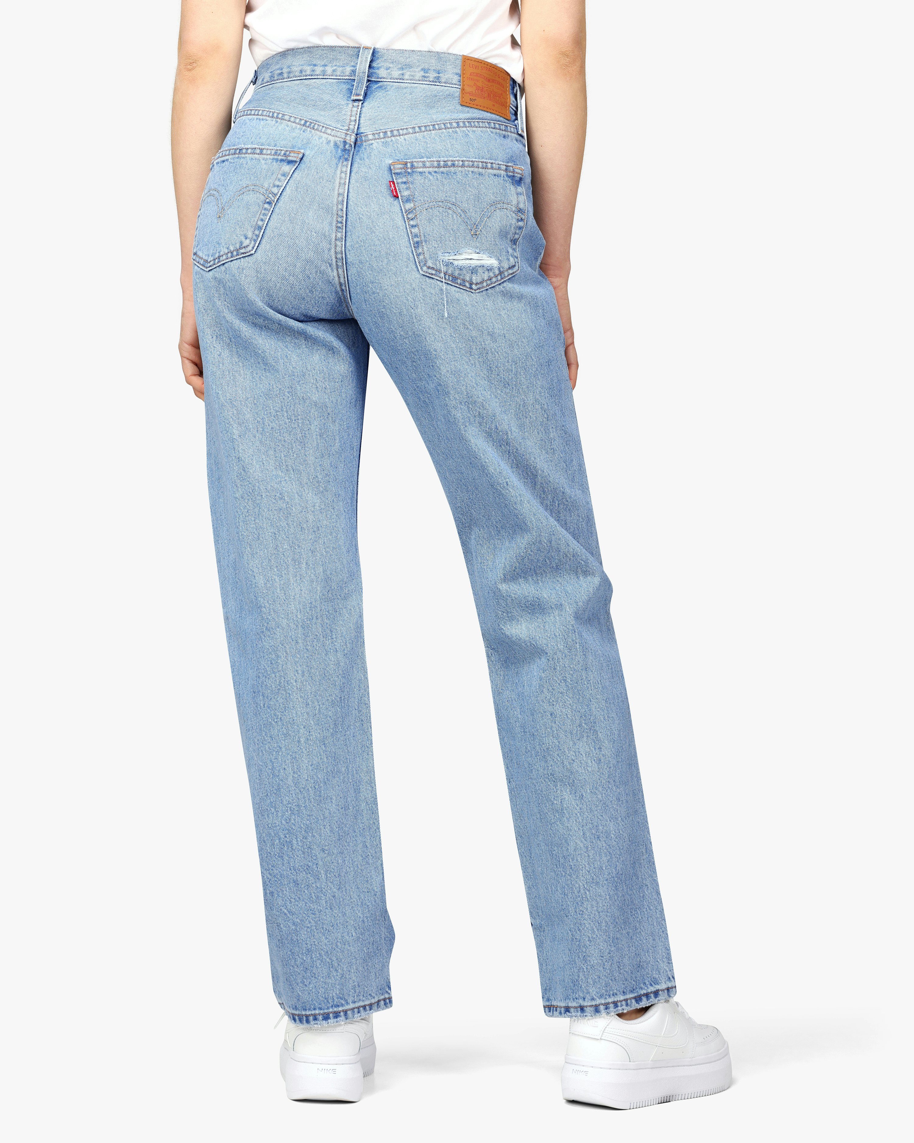 Levis 501® 90's Light Blue Ripped Jeans | Women | at 