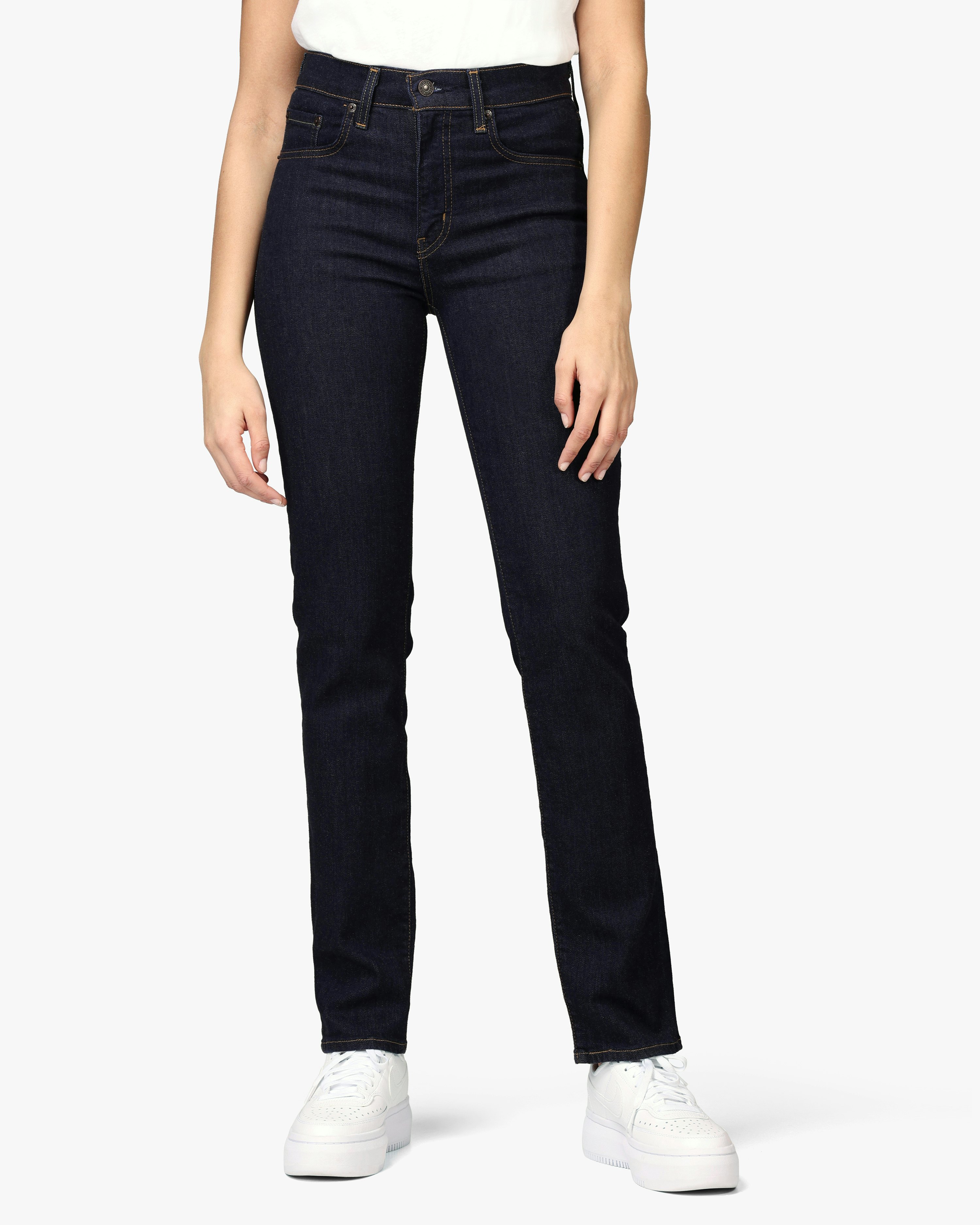 honning vinge Svare Levi's 724™ High Rise Straight Dark Blue Jeans | Women | at Carlings.com