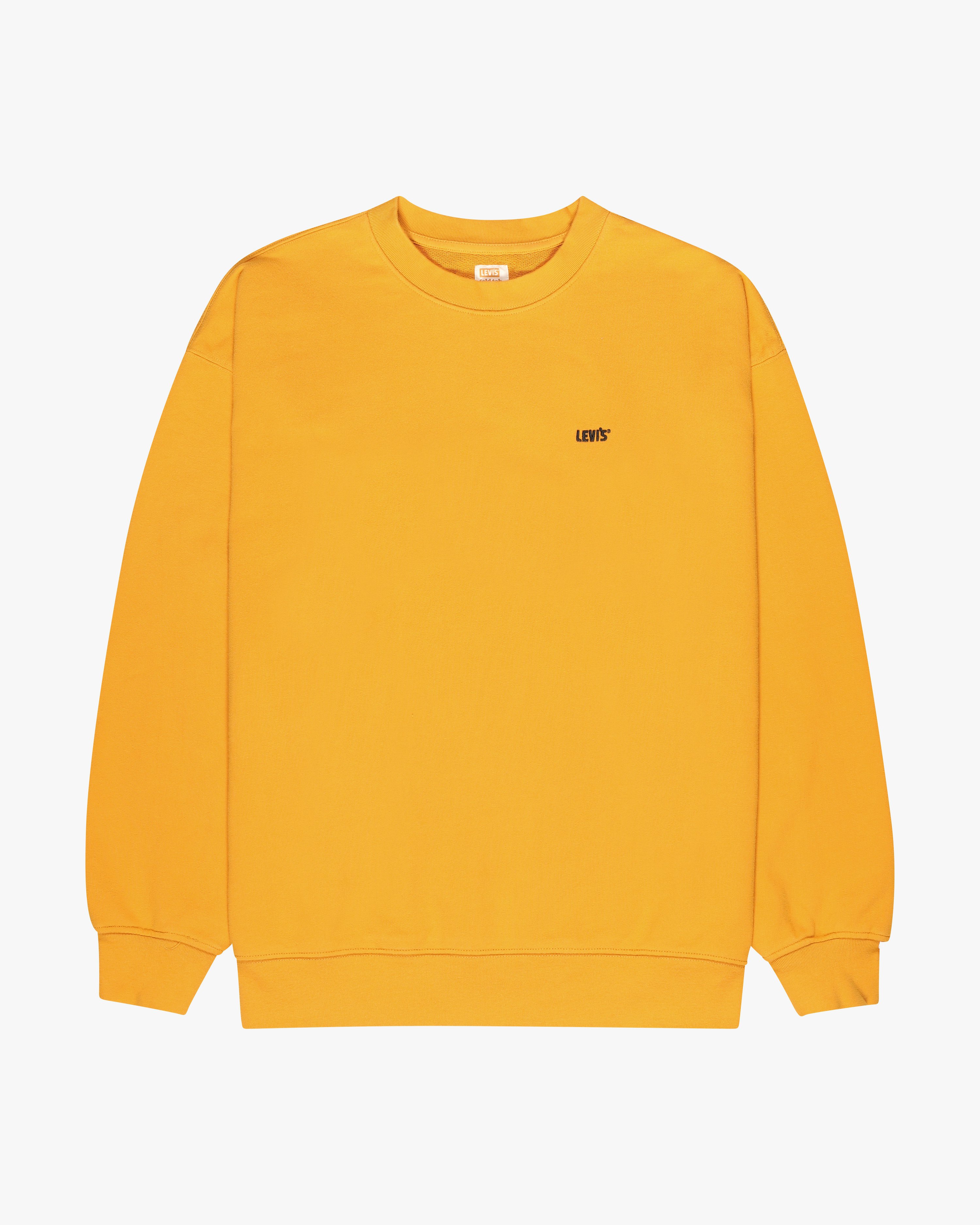 Levis Gold Tab Crewneck Orange Sweatshirt | Men | at 