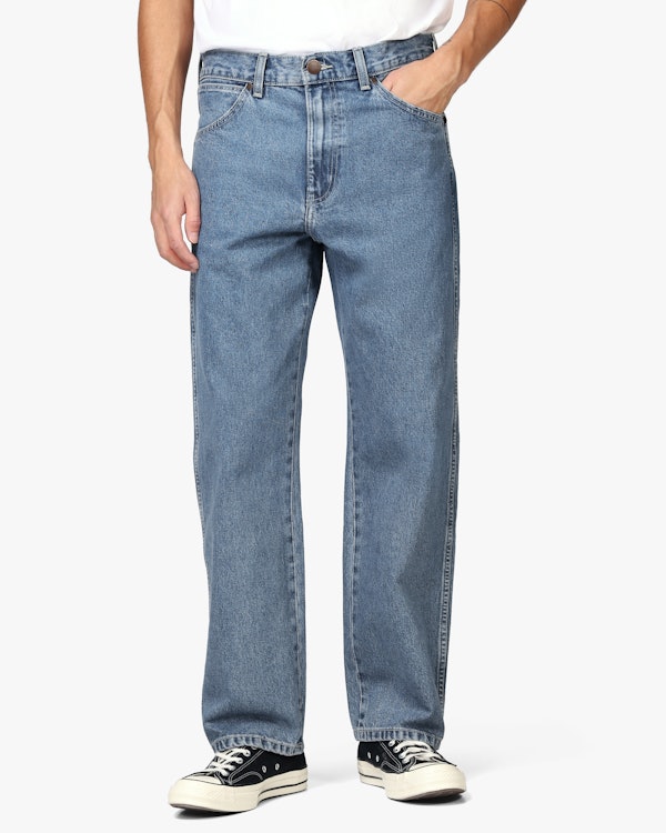 Wrangler Redding Medium Blue Jeans Mid blue | Men | at 
