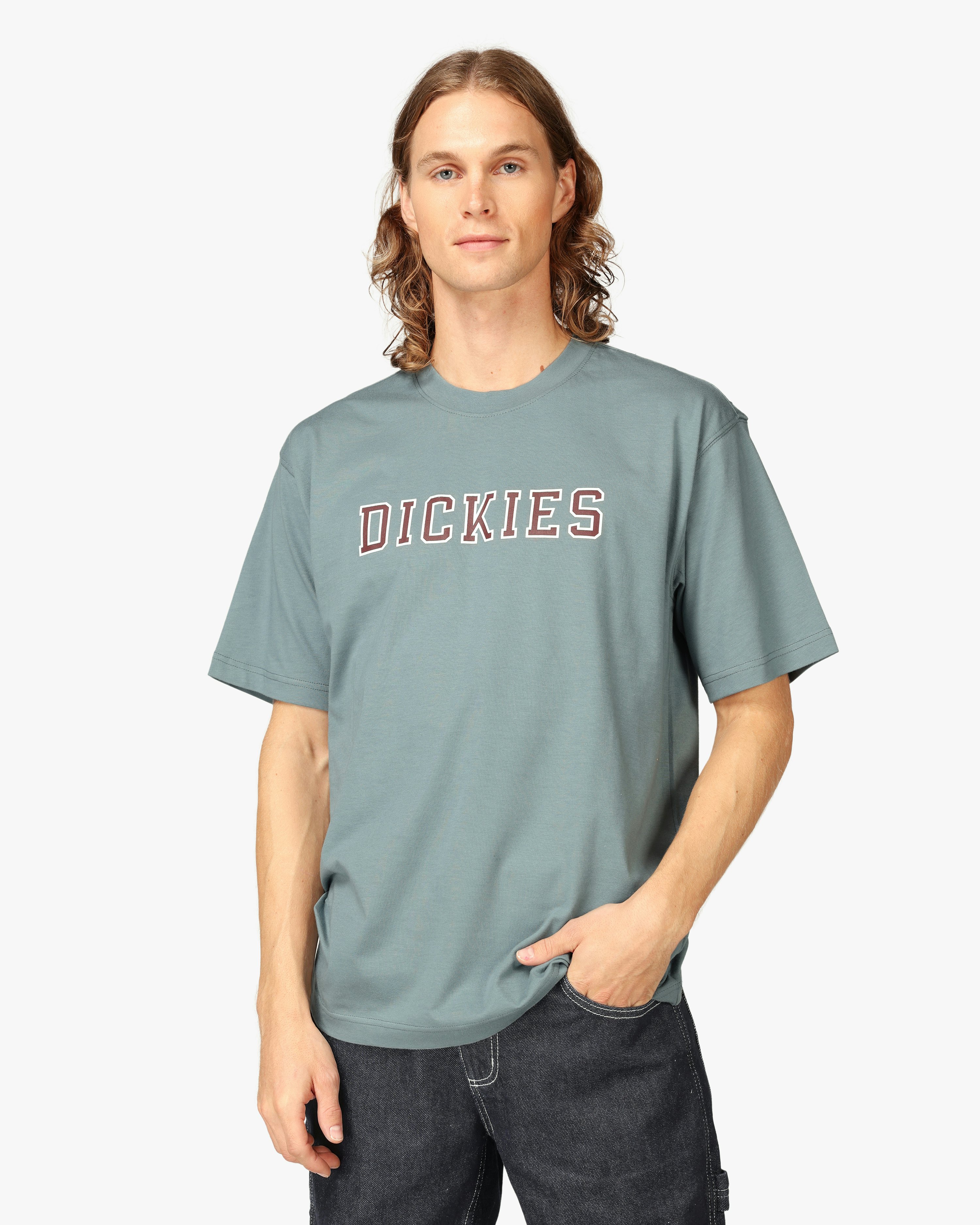 Melvern Herr Dickies | | T-Shirt Mintgrön Grön Carlings