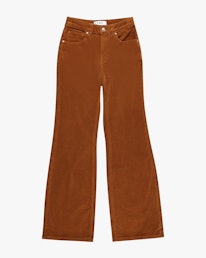 Brown corduroy bootcut pants