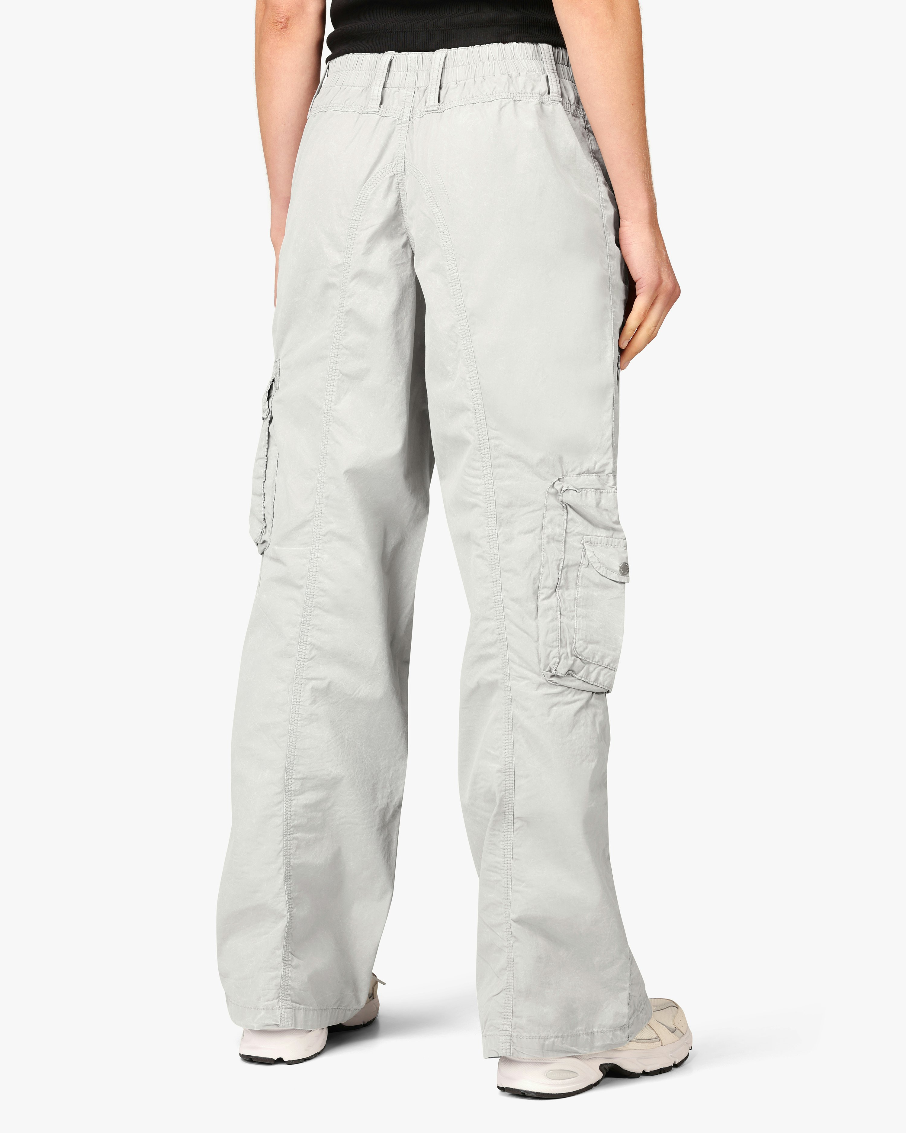 BDG Urban Outfitters Y2K Low Rise Grey Cargo Pant Light grey