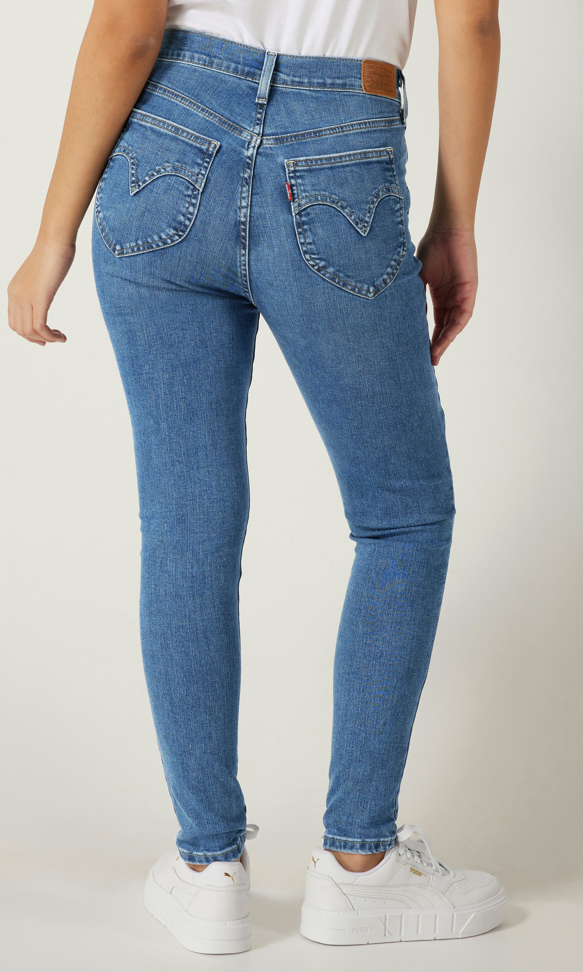 Levi s Mile High Jeans Mellanbla Dam Carlings