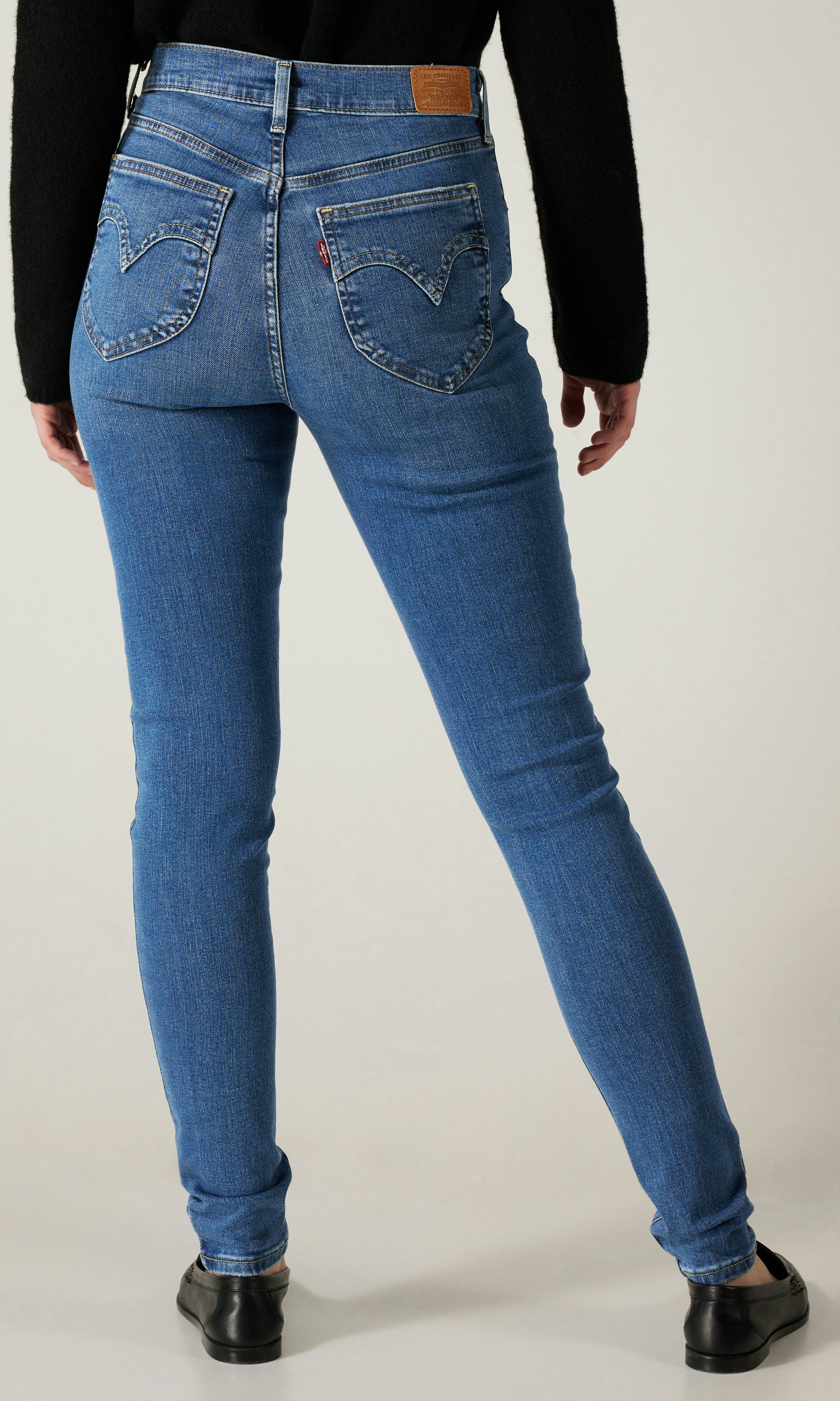 Levi's Retro High Skinny Ljusblå Jeans | Dam | Carlings
