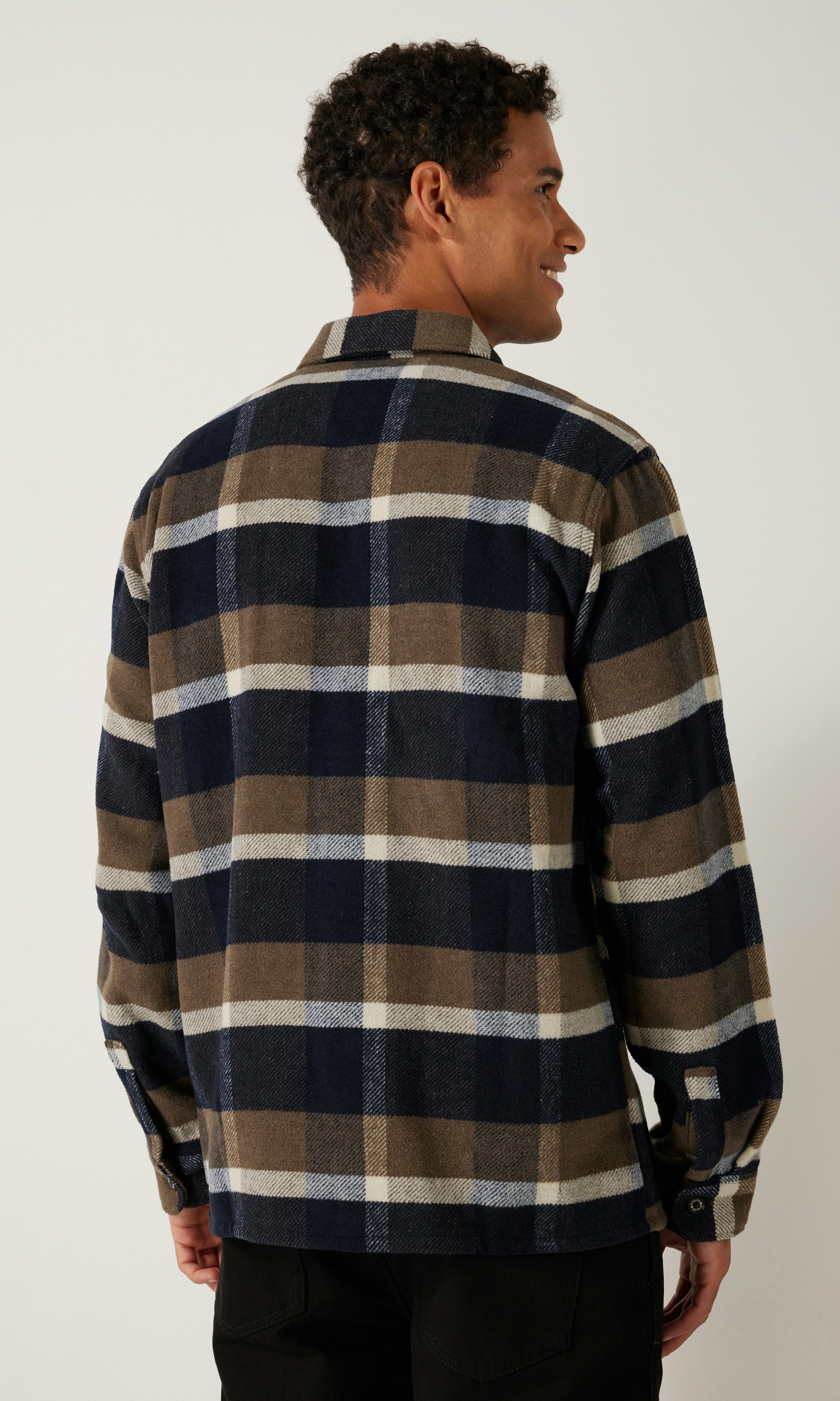 Dickies Coaling Rutete Skjorte Brun Herre Carlings