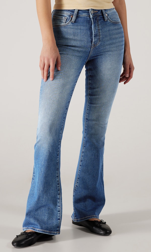 VF D Flare Mid Blue Jeans