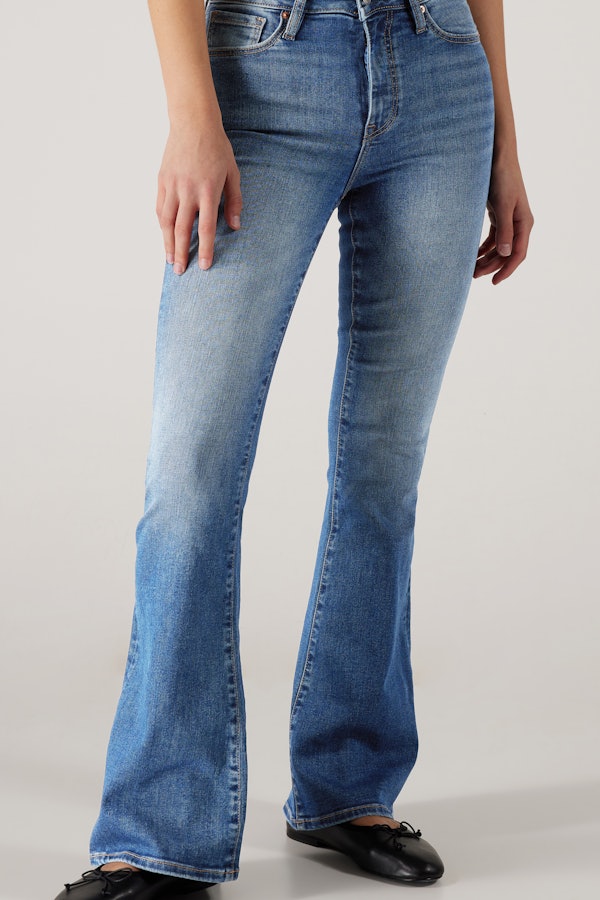 VF D Flare Mid Blue Jeans