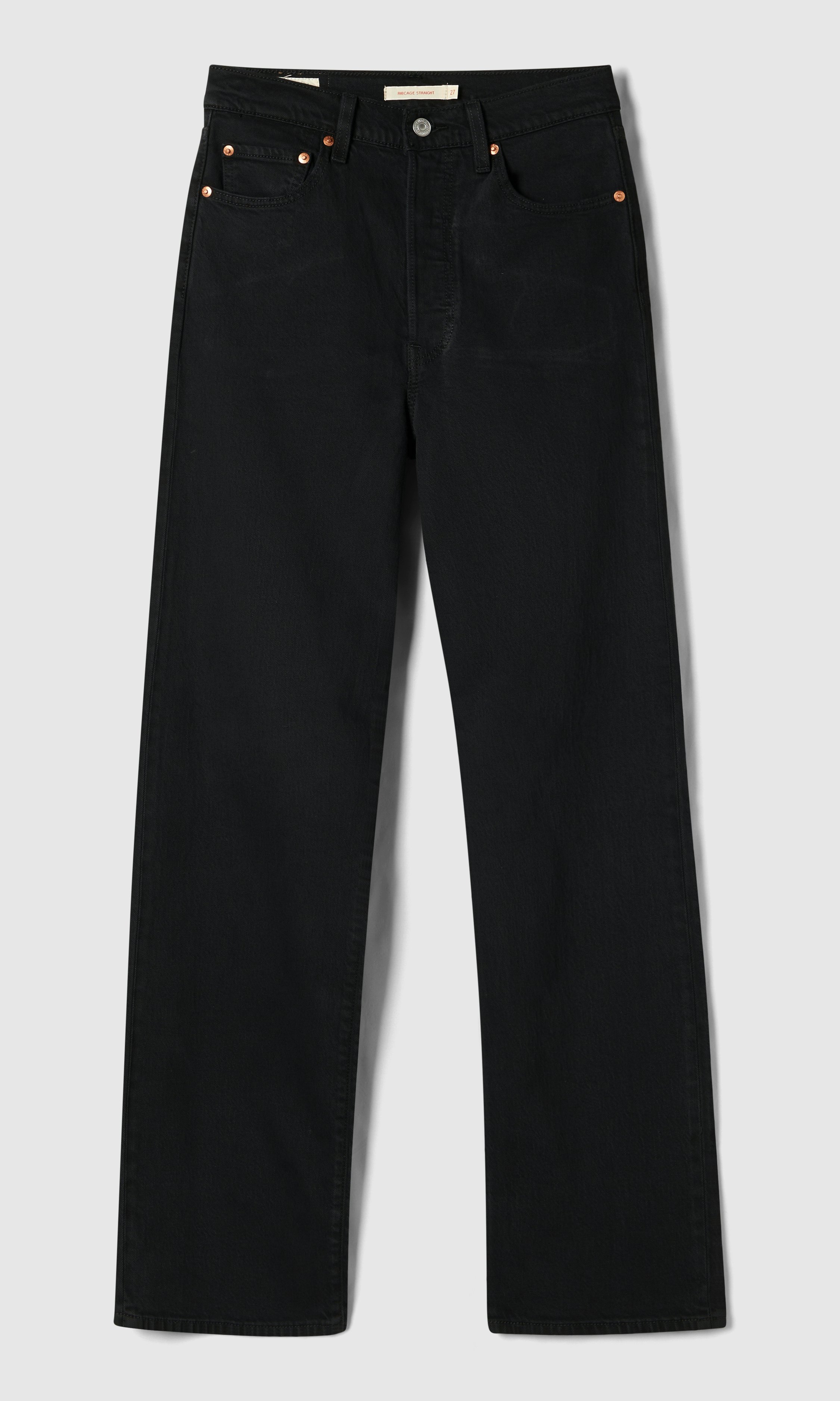 Black ribcage fl jeans