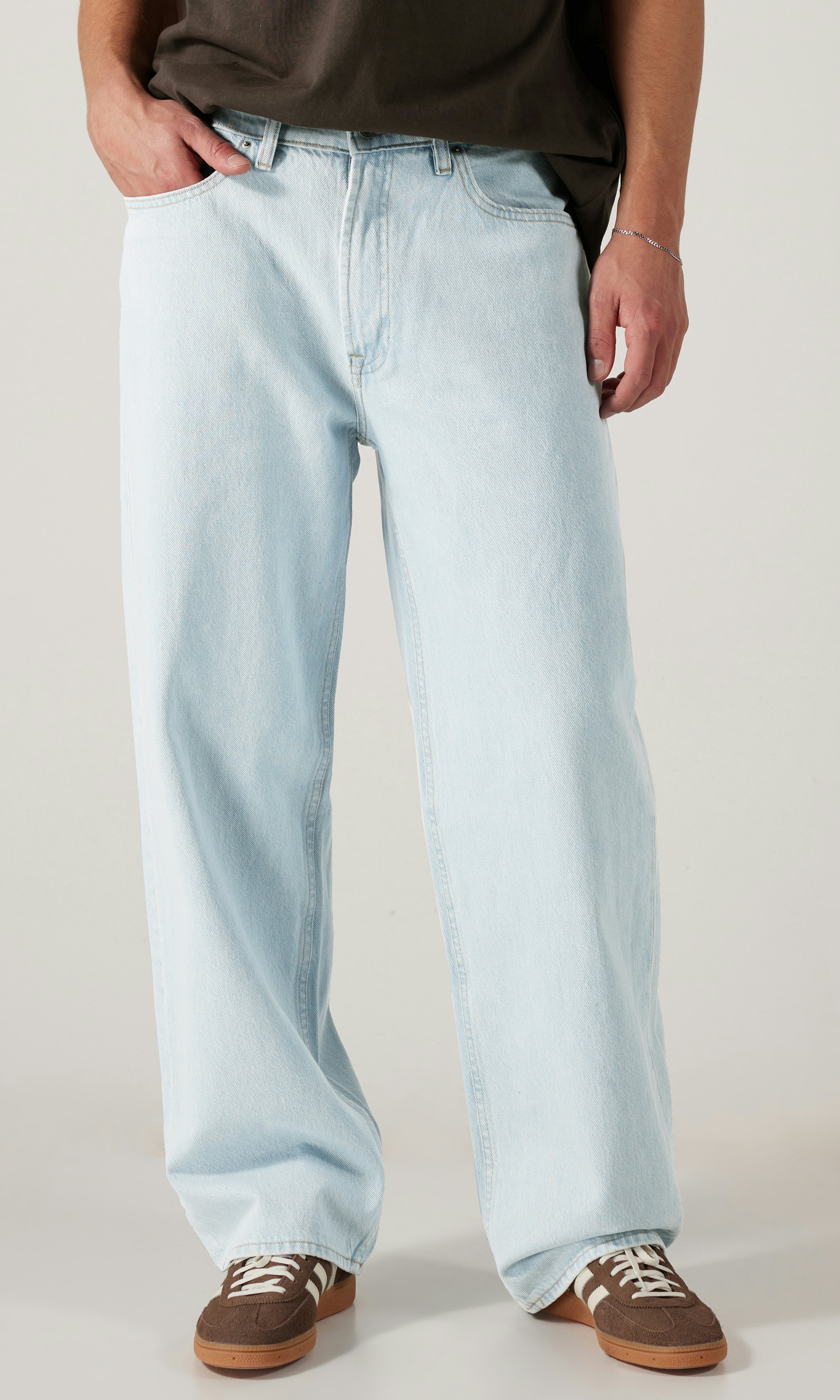 Light Blue Baggy Pants