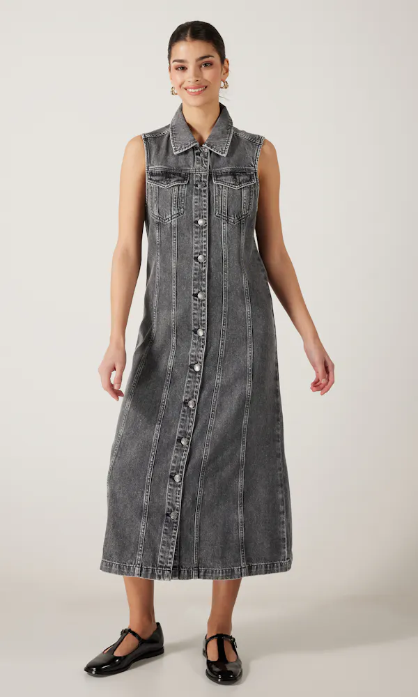 neuw denim dress Neuw Denim Halter Dress