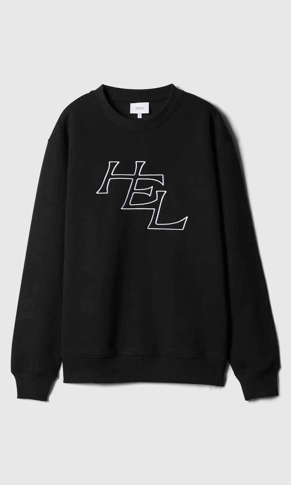 Makia Borough Black Sweatshirt | Men | Tops - Jumpers at Carlings.com