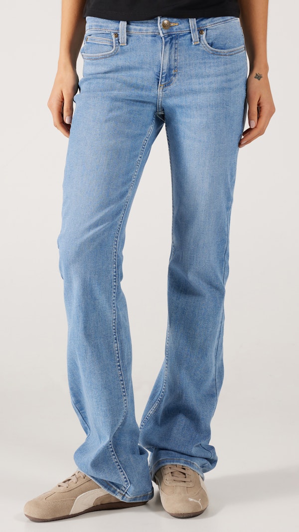 Lee Flap Pocket Jessica Lys Blå Jeans Dame Carlings